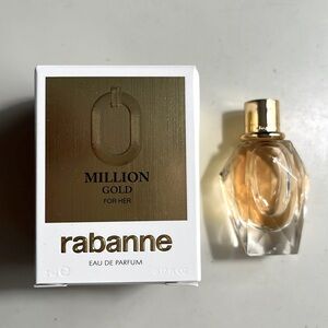 Rabanne Million Gold for her mini EDP NIB
